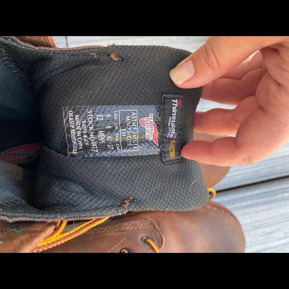 Red Wing Steel Toe Boots